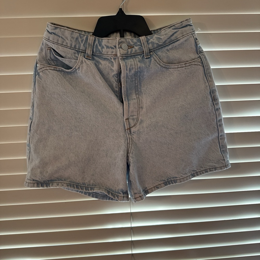 Zara Sky Blue Denim Shorts
